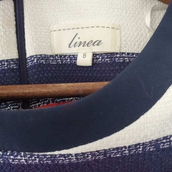 Linea striped summer dress size  8 UK (4 US) - Picture 4 of 6